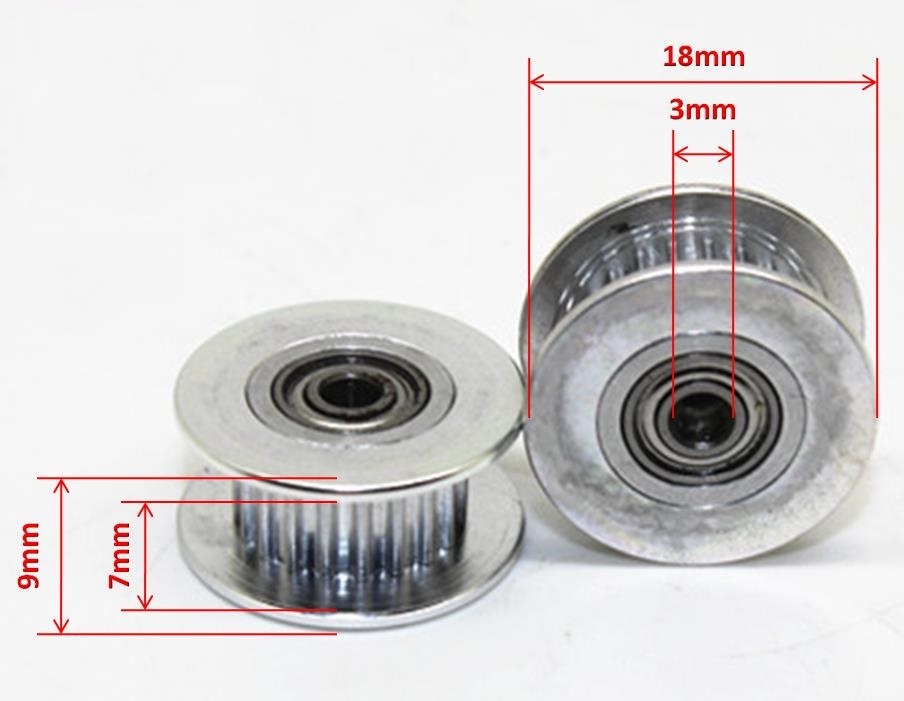 gt2 pulley 3mm bore