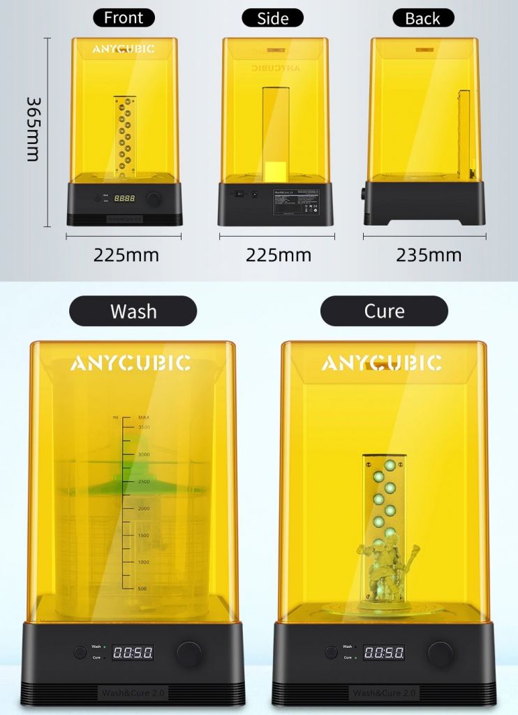 Anycubic 3d Printer Wash Cure, Anycubic Photon 3d Printer