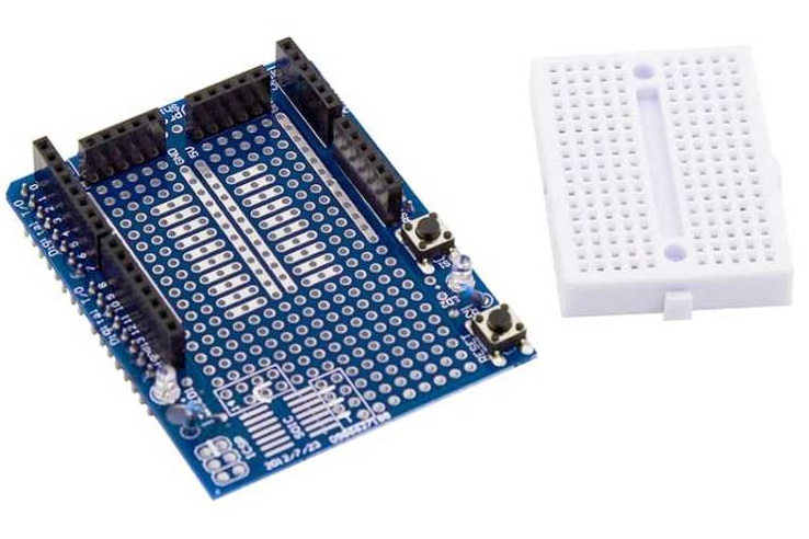 AZDelivery ⭐⭐⭐⭐⭐ Prototyping Prototype Shield Mini Breadboard für Arduino UNO R3 