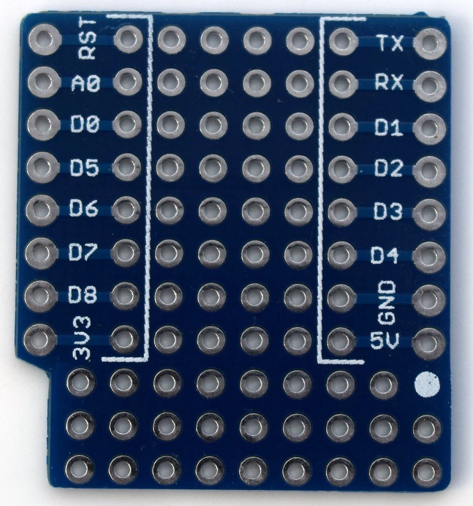 Prototyping Shield for WeMos D1 Mini (3/pk)