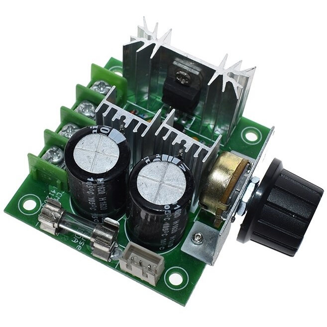 9-50V 10A PWM DC Motor Speed Governor High Power Speed Controller Module 