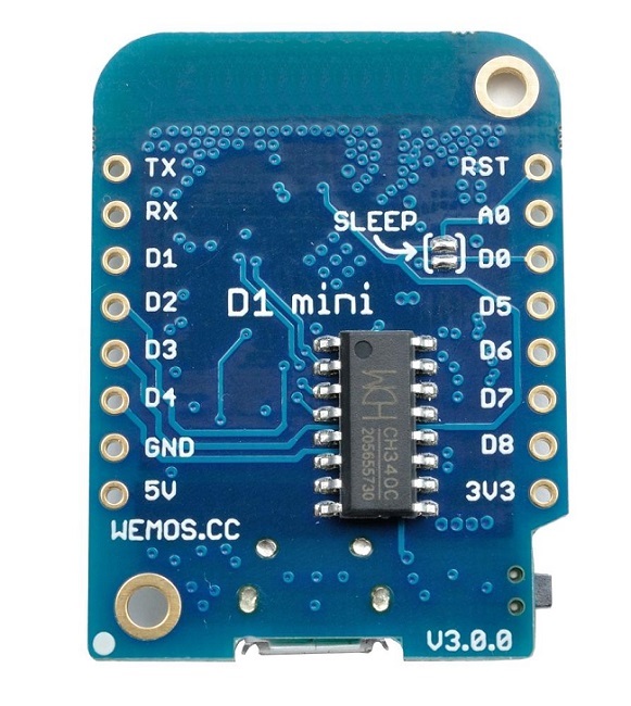 WEMOS D1 MINI V3.0.0 WELDED AND FLASHED