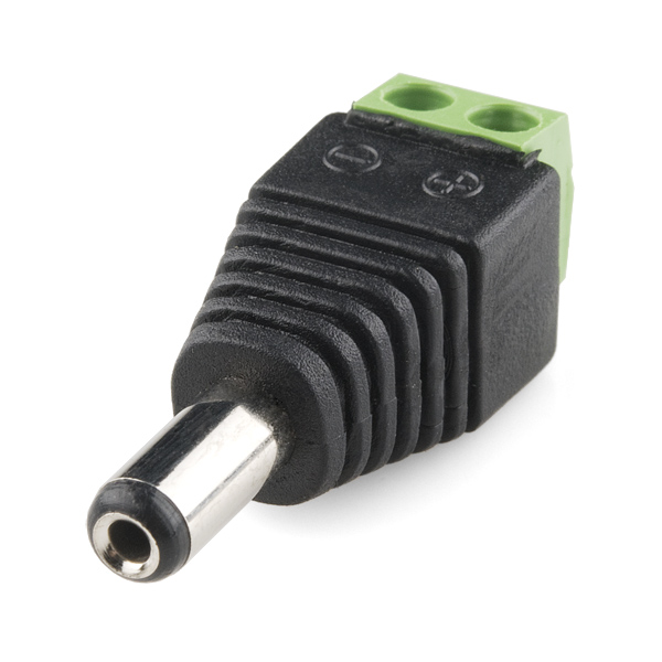 5.5 x 2.1mm DC Power Male Jack to bare wire end. DC Power Cord length