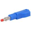 Banana Plug 4mm for cable 56mm - Blue