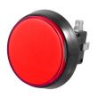 Arcade Flat Push Button 60mm - Red