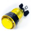 Arcade Push Button Illuminated - Yellow 33mm (Transparent)