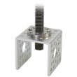 shown with 3/8-16 threaded rod and 1.50" aluminum channel