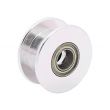 Aluminum GT2 Timing Pulley Idler - 16T Smooth - 3mm Bore