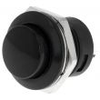 Momentary Button 16mm - Panel Mount (Black)