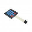 Sealed Membrane 3X4 Button Pad with Sticker