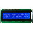 Basic 16x2 Character LCD - White on Blue 5V (with Headers)