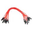 Jumper Wires 15cm Male to Male - Pack of 10 Red