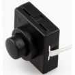 Push Button - Latching Black (12x12x9.4mm)