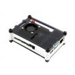 Waveshare Case for Raspberry Pi 4 with Cooling Fan Black/White