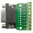 DB9 Female Screw Terminal to RS232/RS485 Conversion Board