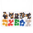 Tact Switch Assortment Kit 12x12x7.3mm 4pins with Caps - 25pcs