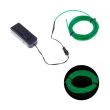 EL Wire 2.3mm Green with Controller - 2m