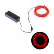 EL Wire 2.3mm Red with Controller - 2m