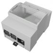 Din Rail Box for Raspberry Pi 4 - 90.5x71.3x62mm