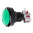 Dome Push Button 45mm - Green