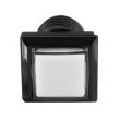 Arcade Push Button Square Illuminated - White 33x33mm