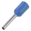Bootlace Ferrule Insulated 0.75mm L8mm - Blue - Pack of 100