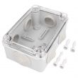 Junction Box 120x80x50mm - ABS Grey IP65