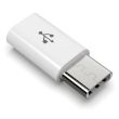 USB 3.1 micro to USB-C Adapter - White