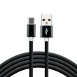 USB-A Cable Male to USB-C Male - 1.5m Black 3A