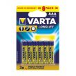 Μπαταρία Varta Alkaline Longlife 1.5V AAA (6pack)