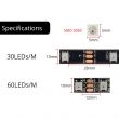 Addressable LED Strip WS2811 RGB 60/m LED -5m (IP30)