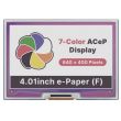 Pi Display e-Paper 4.01" ΗΑΤ 640x400 (7-Color)