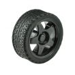 Rubber Wheel 66x26mm - Black