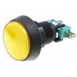 Dome Push Button 44mm - Yellow