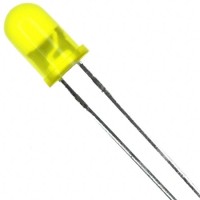 LED Diffused 5mm Κίτρινο