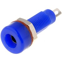 Banana Socket 4mm Blue