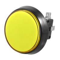 Arcade Flat Push Button 60mm - Yellow
