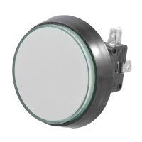 Arcade Flat Push Button 60mm - White