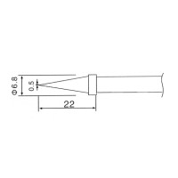 Μύτη Κολλητηριού 0.5mm C1-2