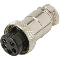 Microphone Connector Female 5-Pin - for Cable