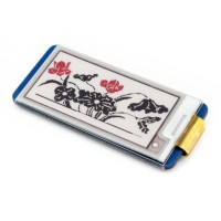 Pi Display e-Paper 2.13" HAT 212x104 (Black-White-Red)