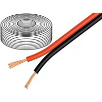 Καλώδιο 2x0.75mm2 Κόκκινο-Μαύρο 10m