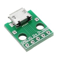 microB USB Breakout Board