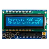 RGB LCD Shield Kit w/ 16x2 Character Display - Only 2 pins used! - NEGATIVE DISPLAY