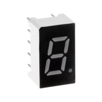 Single Digit 7-Segment 7.62mm - Yellow Common Cathode