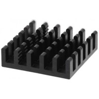 Ψύκτρα 21x21x6mm Αλουμινίου Μαύρη