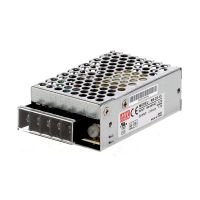 Power Supply Industrial 15V 1.7A 25.5W MeanWell - RS-25-15