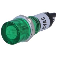 Neon Lamp Indicator 230VAC - 10mm Green