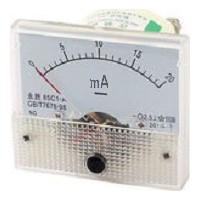 Αμπερόμετρο DC 60x60mm 0-20mA - 01.034.0161