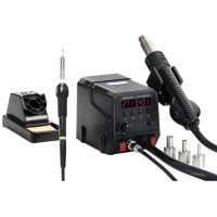 Σταθμός Κόλλησης 60W + Θερμός Αέρας 300W - ZD-8922